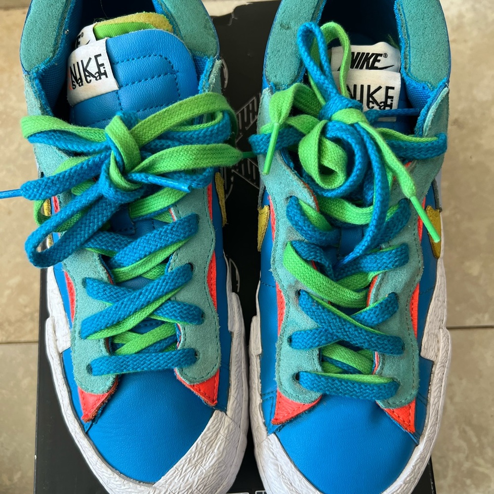🎈HP🎉🥳 Nike Blazer Low Sacai Kaws 8M - Picture 3 of 12